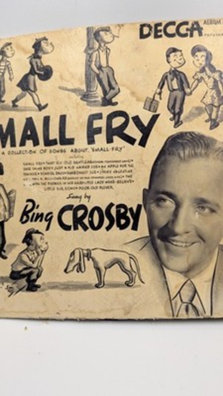 Bing Crosby 78rpm Album Set 10-inch Decca Records #202 “Small Fry”